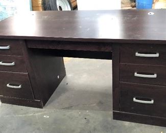 L72019-009: Mahogany Executive Desk #1 Local Pickup https://www.ebay.com/itm/123869506666