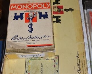 Vintage Monopoly Board games