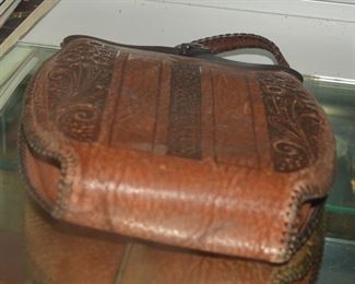 Antique Leather Purse, Deco