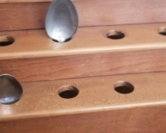 pine spoon rack