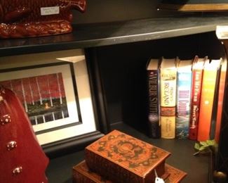 Two boxes that look like books