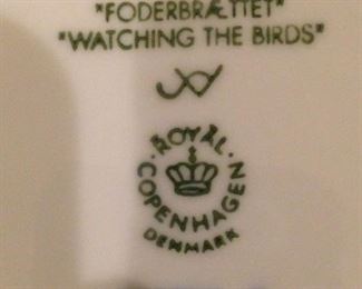 Royal Copenhagen plates from Denmark