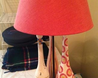 Is that a bowling pin lamp?