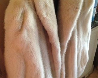 White mink jacket - Morris Kaye & Sons "Fine Furs" 