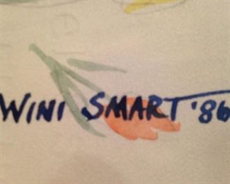 Brilliant colors - artist Wini Smart 1986