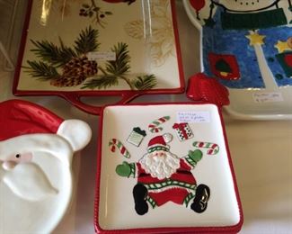 Santa plates