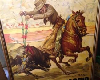 Plaza Toros de Madrid framed poster