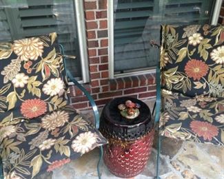 Matching patio chairs