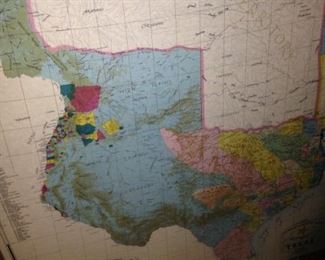  Commemorative Map of the Republic of Texas - 1845