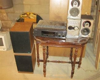 Stereo Receiver and Speakers