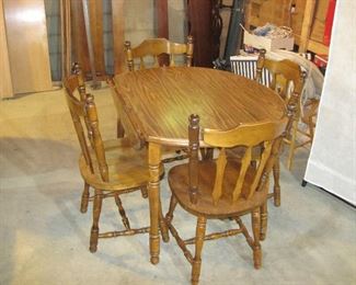 Drop Leaf Table with Chairs