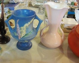 Roseville and Red Wing Pottery 