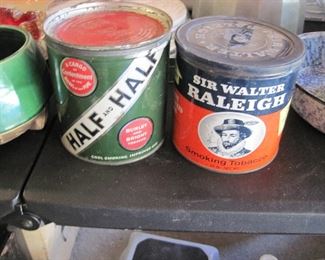 Vintage Tobacco Cans - unopened