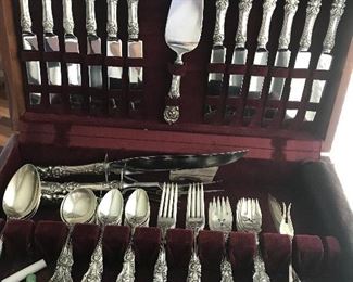Large set of Reed & Barton sterling Francis 1