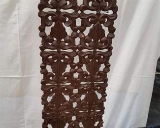 Tall Carved wood decor
