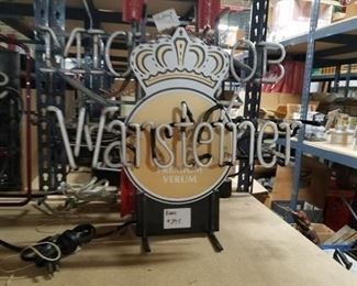 Rare Warsteiner neon WORKS  