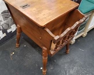 Ethan Allen Solid Maple & Birch Dough box storage table  