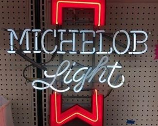 Vintage Michelob Light neon Works  