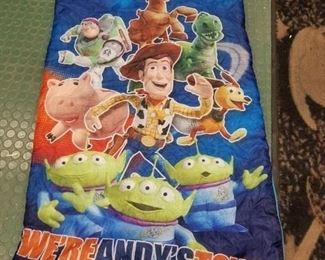 Vintage Toy Story Sleeping Bag with matching bag Ex clean condition