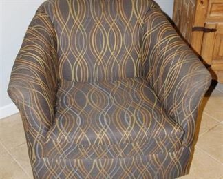Rocker/Swivel Chair - Upholstered.  Very nice.