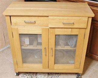 Kitchen rolling cabinet/cart