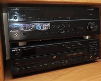 Yamaha and Sony electronics