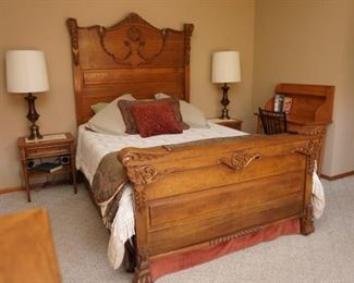 View of the master bedroom 