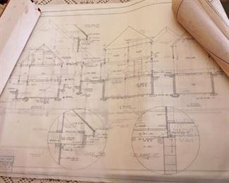 Elevation drawing by the son (hand-drawn on Vellum)