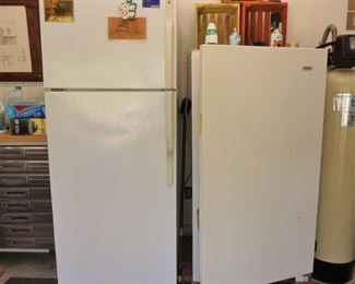 Refrigerator and freezer