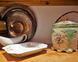 Vintage Japanese biscuit jar