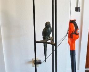 Wrought iron plant stand