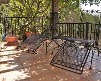 Metal patio furniture