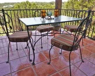 Metal patio furniture