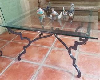 Custom wrought iron table