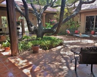 View of the courtyard