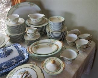 Japanese porcelain set