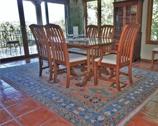 Dining room table and chairs