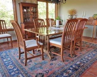 Dining room table and chairs