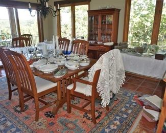 Dining room table and chairs