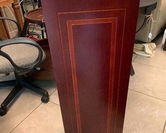 Very nice storage pedestal like cabinet. cabinet can be used for many other storage items.