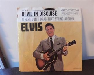 Elvis 45s and Picture Sleeves