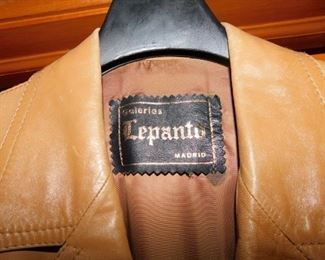 Vintage Lepanto Leather Jacket(Madrid Spain)