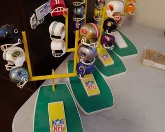 1970's Mini Football Helmets 