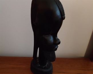 Ebony Carved Head