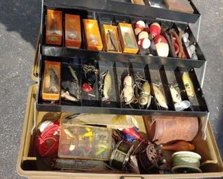 Tackle Box of Fishing Gear 