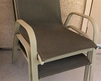 Pair Slingback Chairs