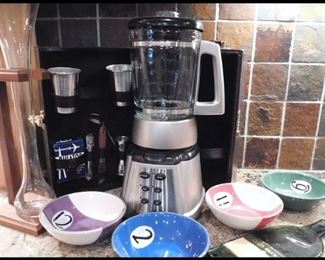  Cuisinart,  Traveling Bar, Pool Ball Snack Bowls and more.