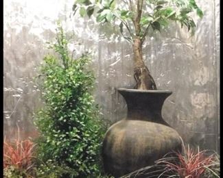 Floral Arrangements with Pots and Baskets.