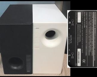 Acoustimass Series 1 Bose Speakers.