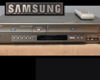 Samsung VHS and DVD Player.